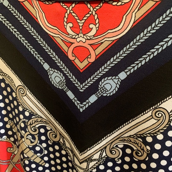 Dana Buchman nautical print blouse - Picture 3 of 6